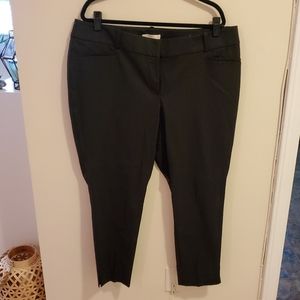 LOFT Plus Size 16 Polka Dot Marisa Ankle Pant